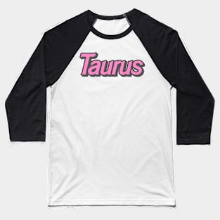 retro barbie taurus Baseball T-Shirt